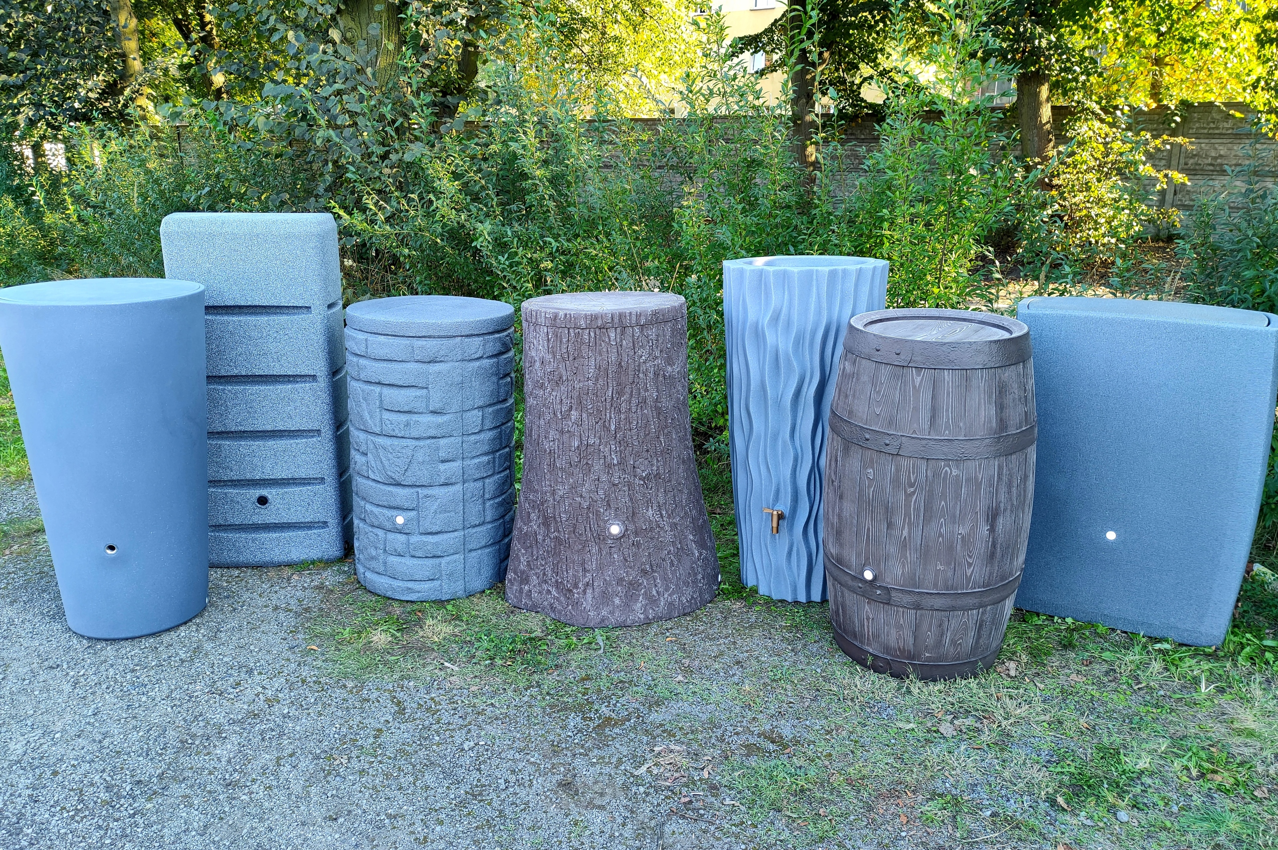 ZBIORNIK na DESZCZÓWKĘ BECZKA WODĘ WYSOKA 350 L Szerokość produktu 58 cm