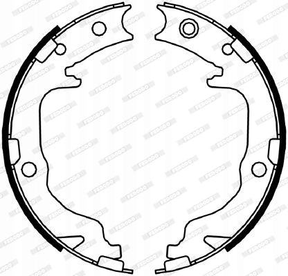 ZESTAW SZCZĘK HAMULCOWYCH, HAMULEC POSTOJOWY Stan opakowania oryginalne