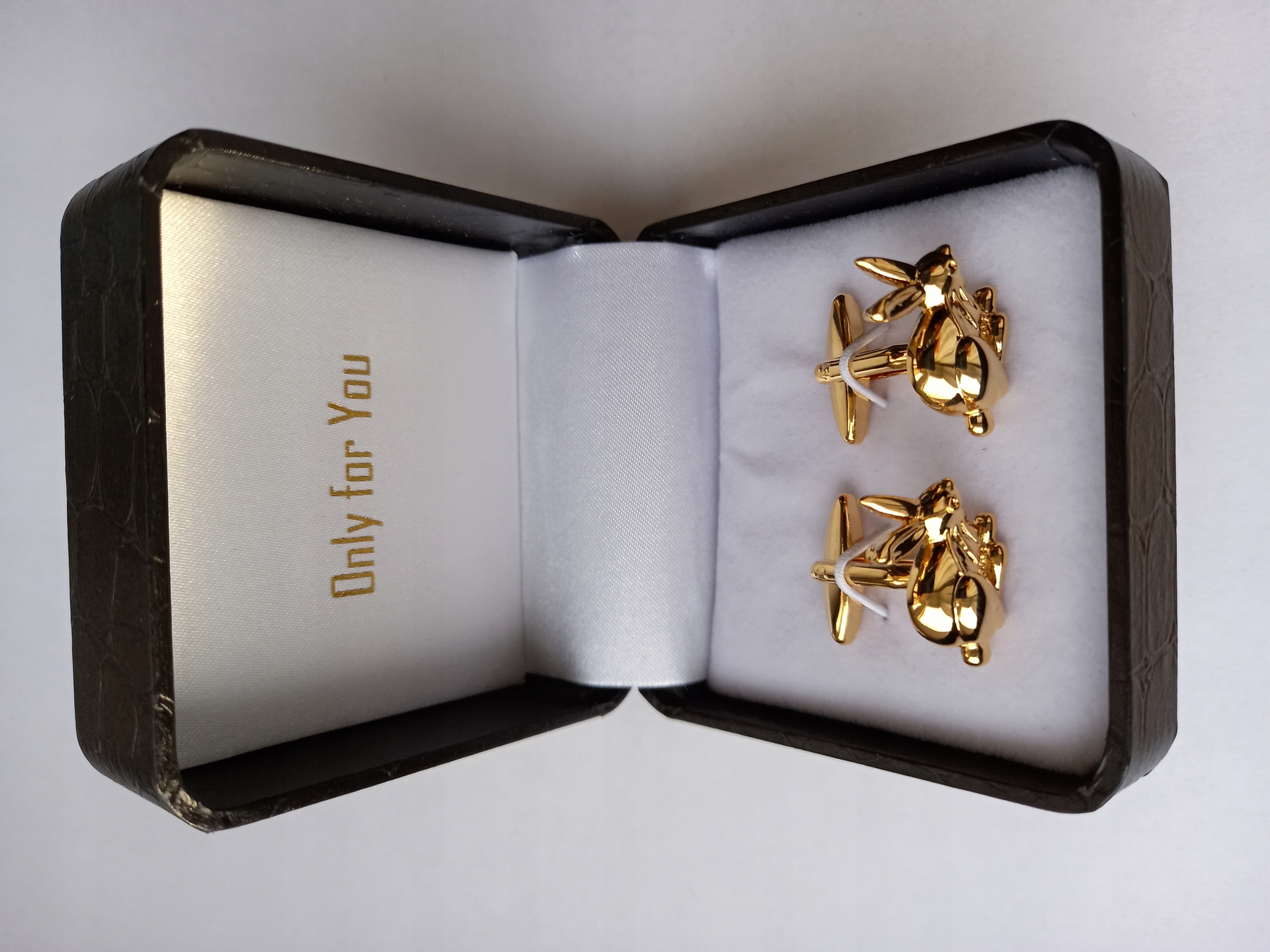 Zlaté manžetové knoflíčky Exciting Králík Zajíc