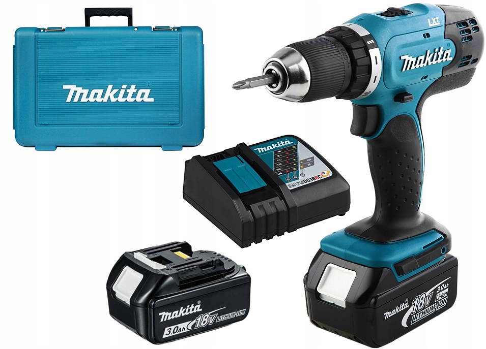 

Makita DDF453RFE Wiertarko-wkrętarka 18V 2x3,0Ah