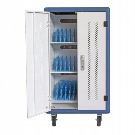 Mobilní Nabíjecí Stanice Pro 30 Notebooků Techlypro Tabletů I-CABINET-30DTY