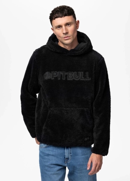 Bluza męska z kapturem Pit Bull Aragon czarna M