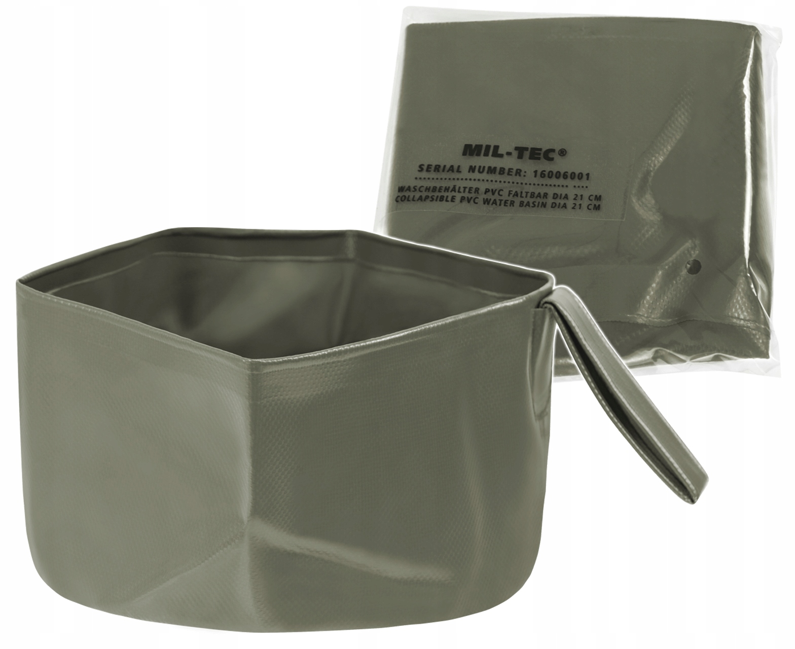 MISKA SKŁADANA Turystyczne Wojskowe WIADRO POLOWE Biwak pod namiot 5L