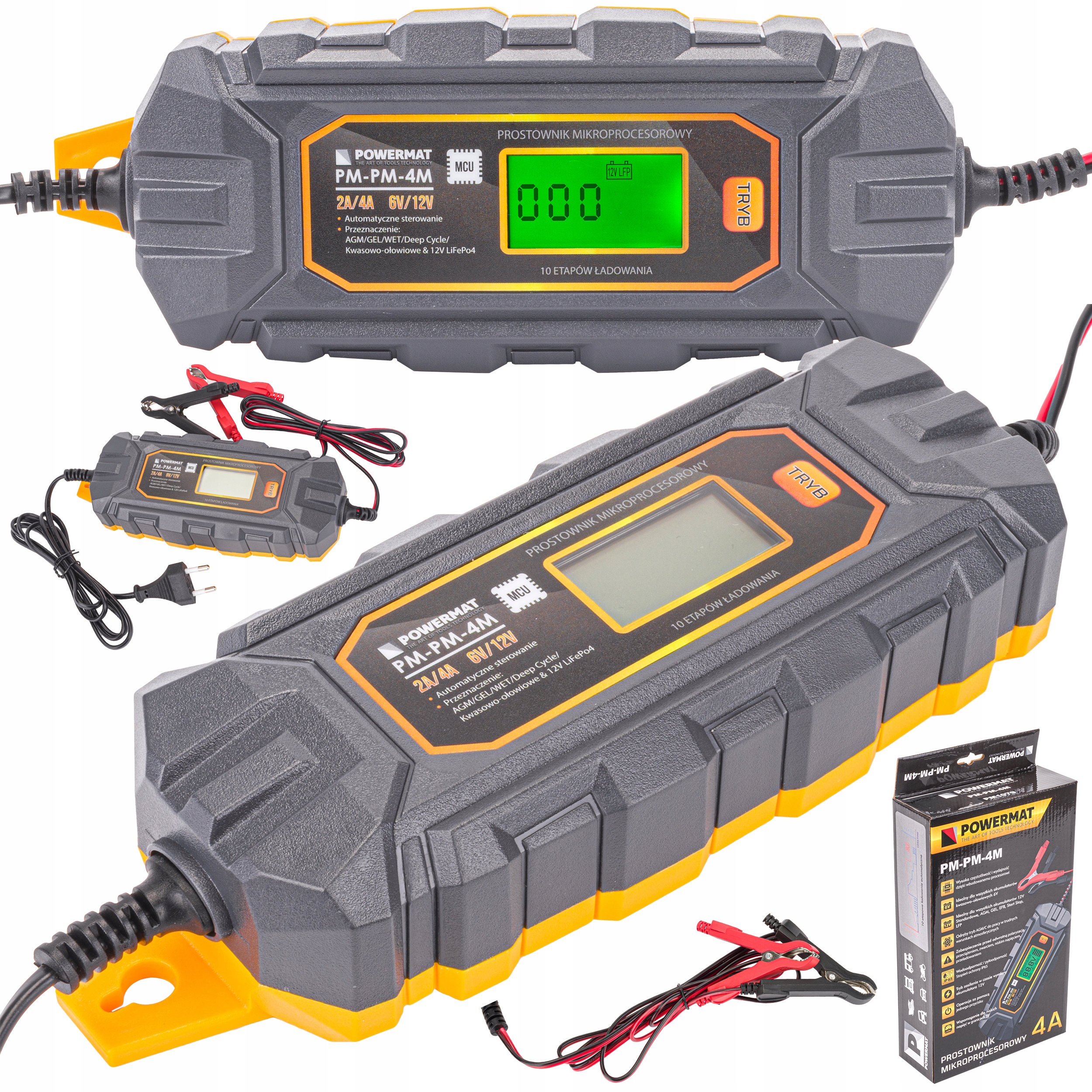 6V / 12V аккумуляторный микропроцессорный выпрямитель