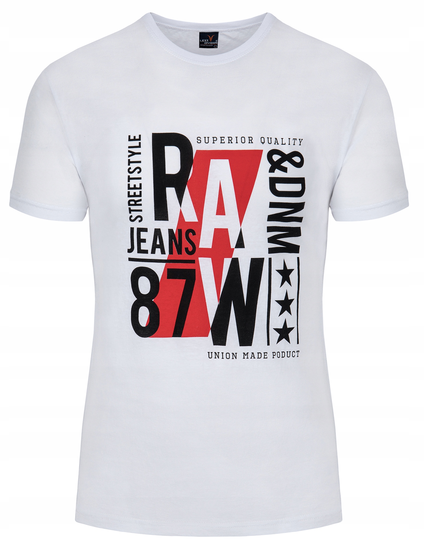 

T-shirt Koszulka Męska RAW87 Biała - L