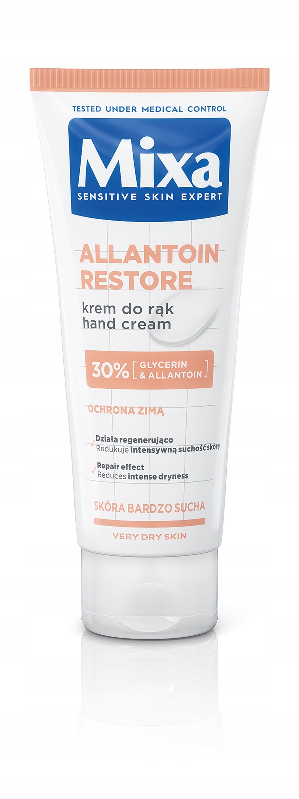 Mixa Allantoin Restore Regenerujący Krem Sucha Skóra Rąk Z Gliceryną 100ml