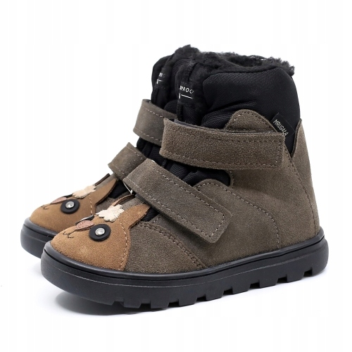 Mrugała Mali 7351/5-83 Alpaca Grey śniegowce, trzewiki zimowe r 32
