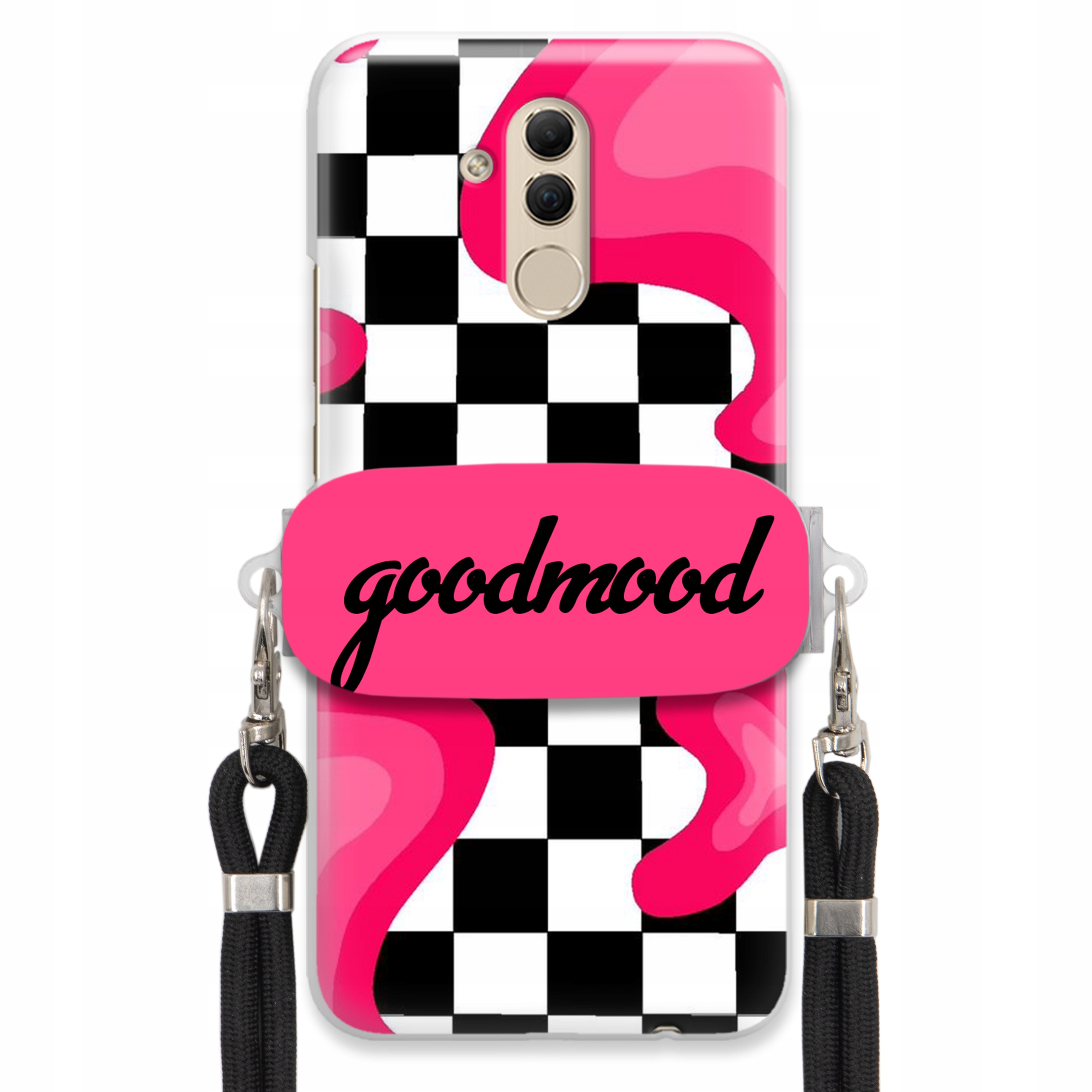 Pouzdro Pro Huawei Mate 20 Lite Sada Pouzder Držák Na Vodítko Černá For Teen Splash