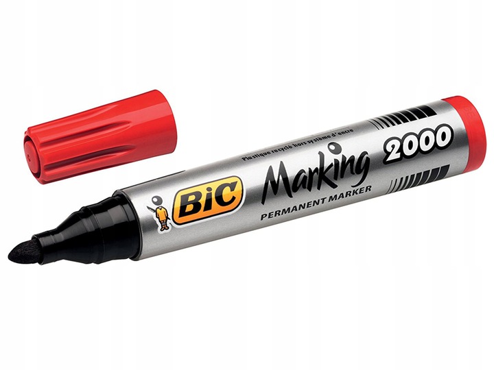 

Marker permanentny Bic 2000 okrągły czerwony