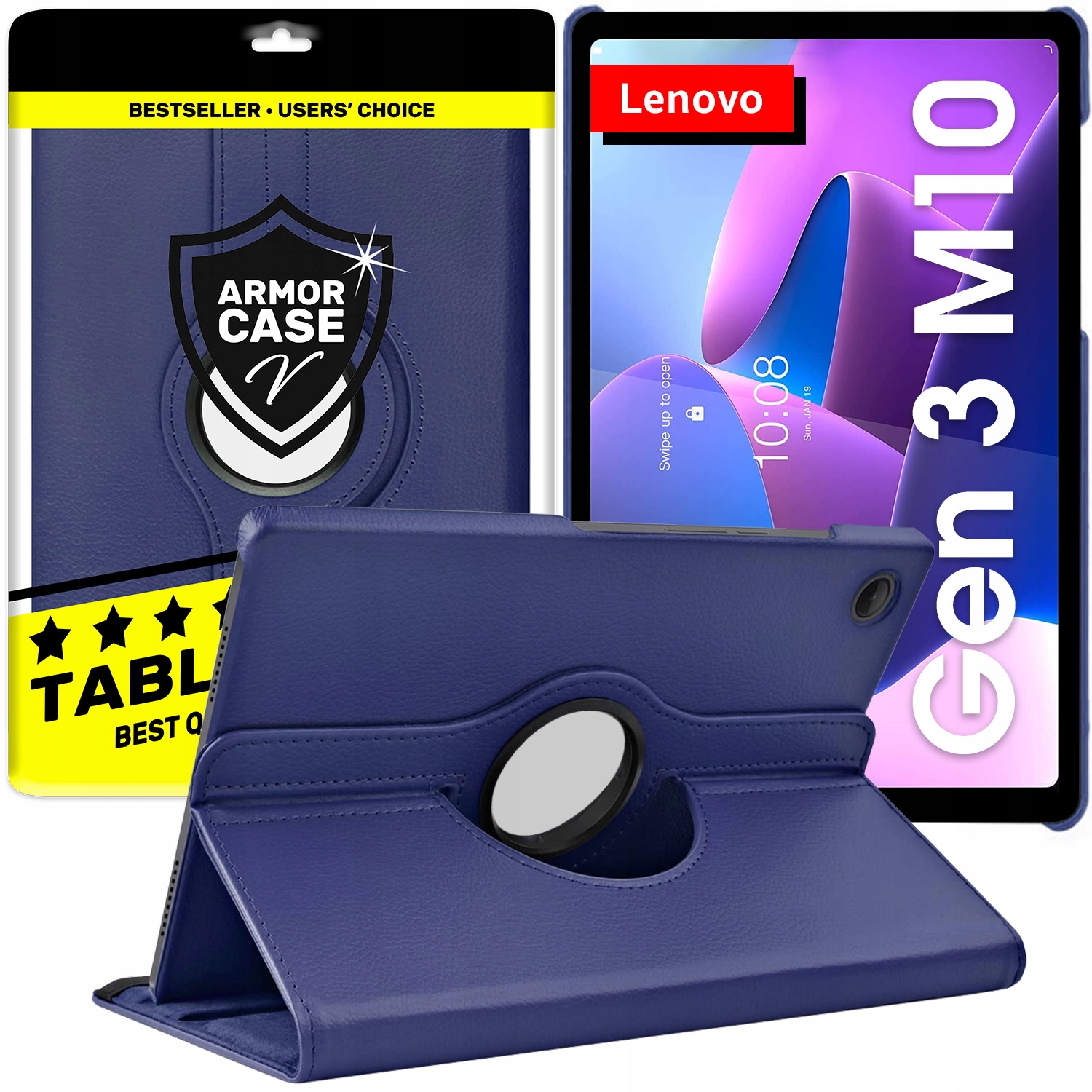 

Etui Obrotowe Do Lenovo Tab M10 Plus 10.6 Gen 3