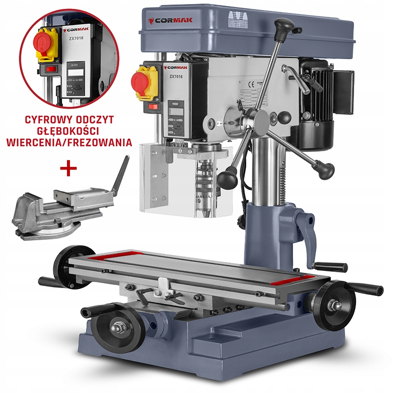 矢板中央 mk02516 Wiertarko - frezarka MAGNUM ZX-7016 230V