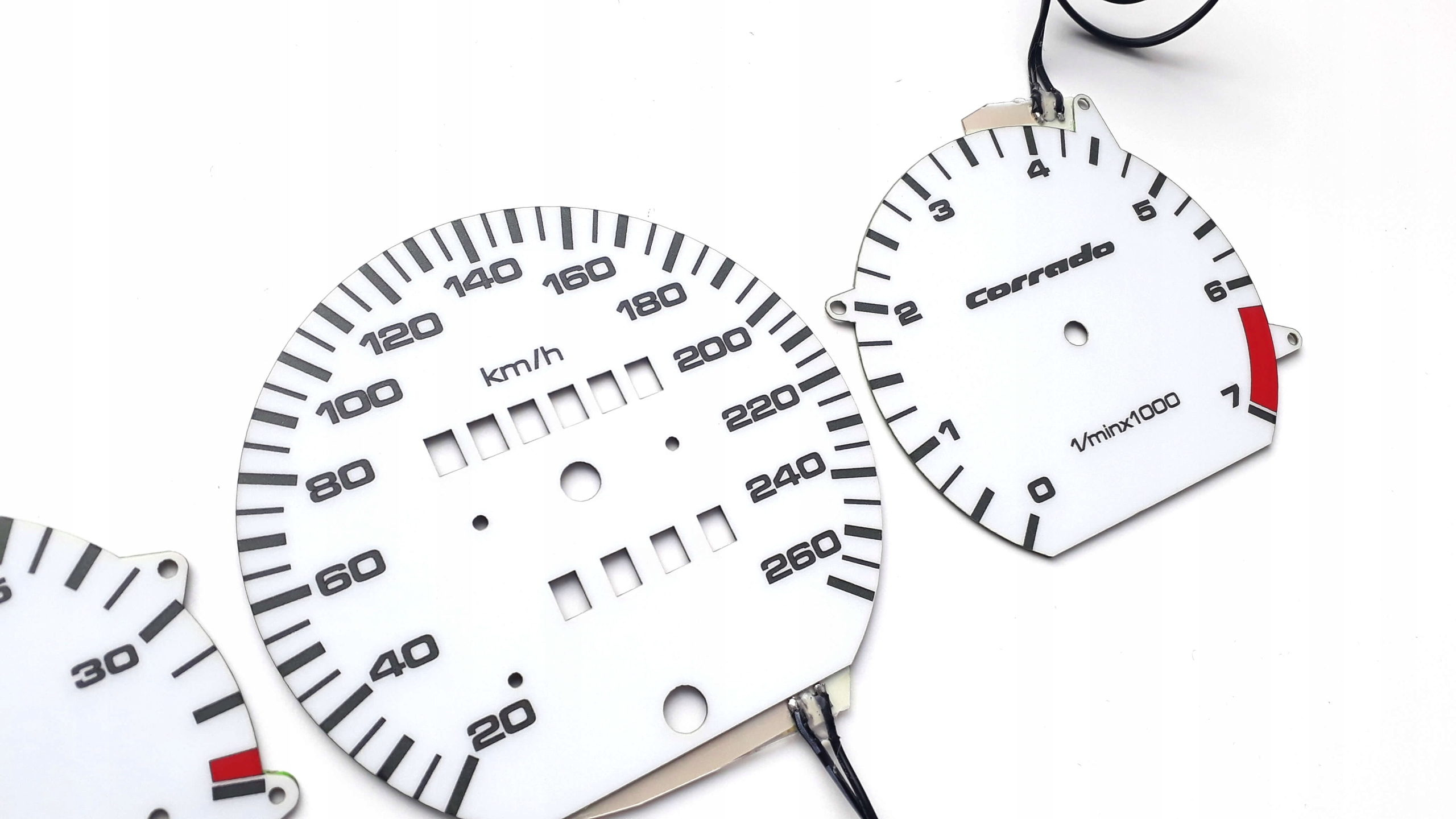 Tarcze licznika Volkswagen Corrado wzór 4 INDIGLO Producent Moman