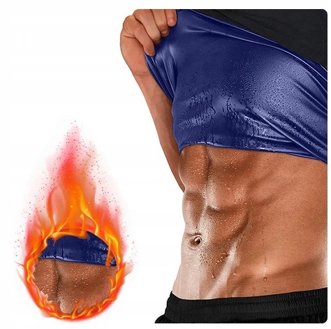 KOSZULKA MĘSKA TRENINGOWA SAUNA ODCHUDZAJĄCA XXL Waga produktu z opakowaniem jednostkowym 0.2 kg