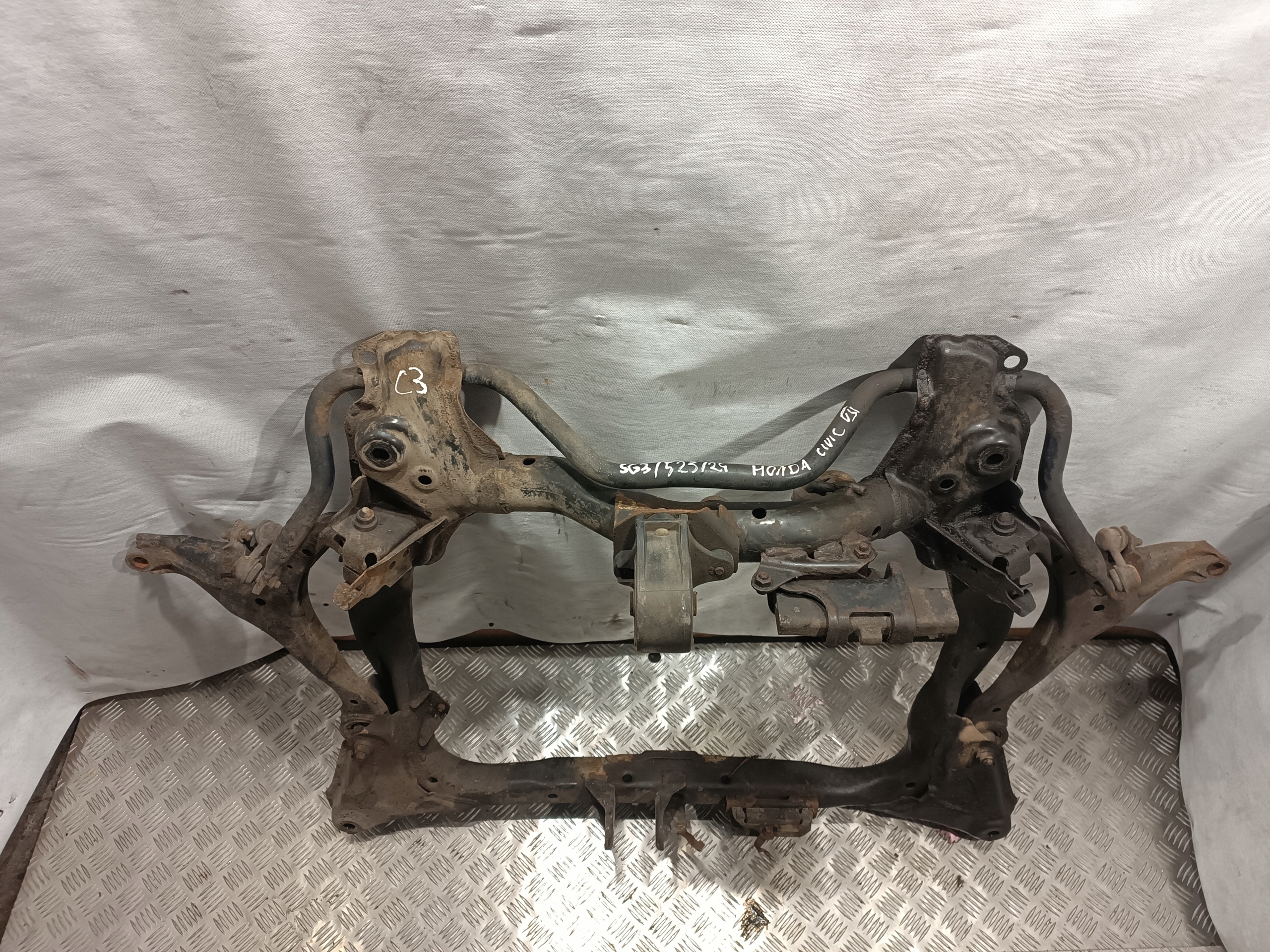 axle beam subframe springing HONDA CIVIC VII 1.7B 88kW 2001r
