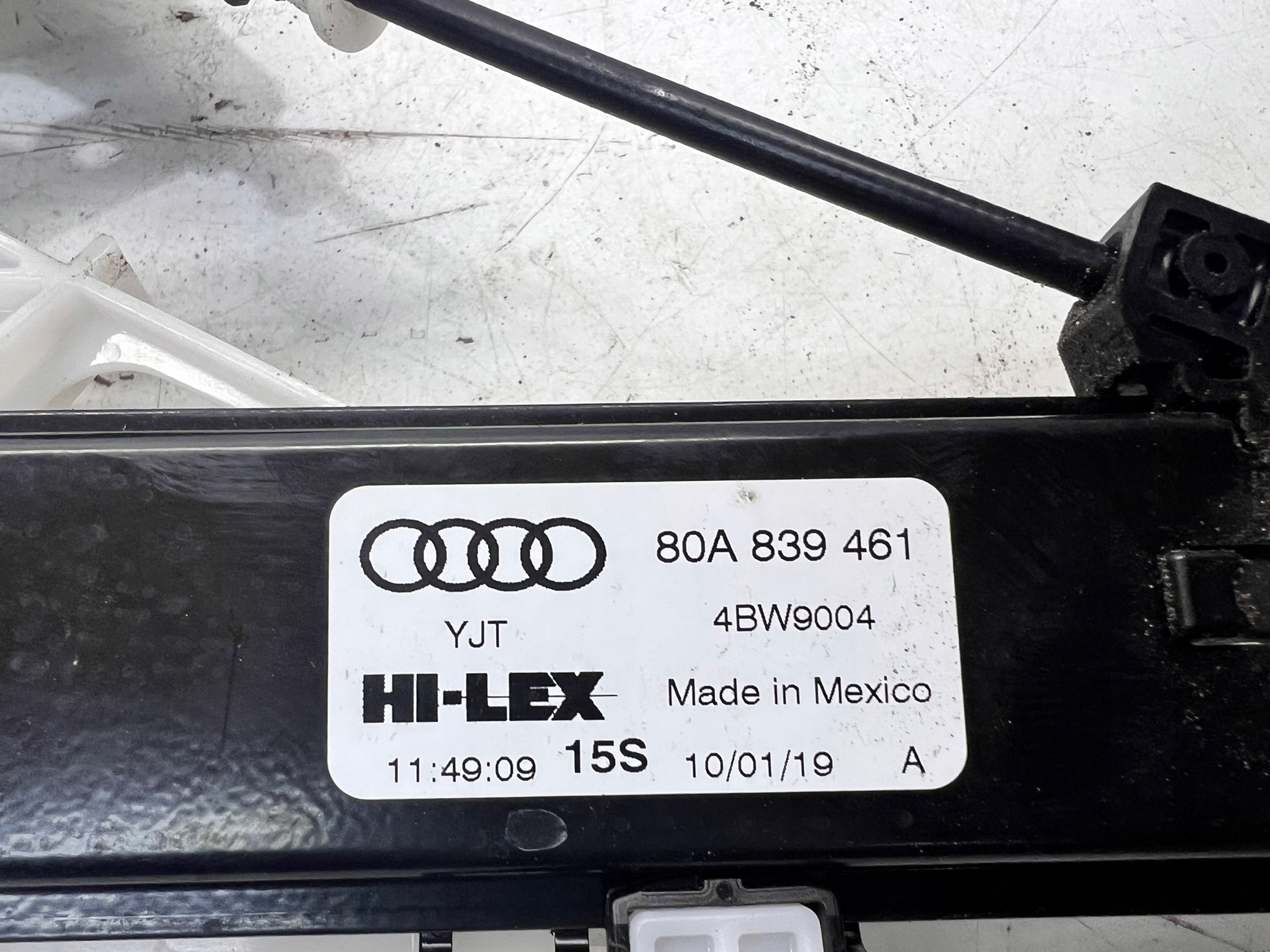 mechanism lifting windows left rear part AUDI Q5 FY 80A839461
