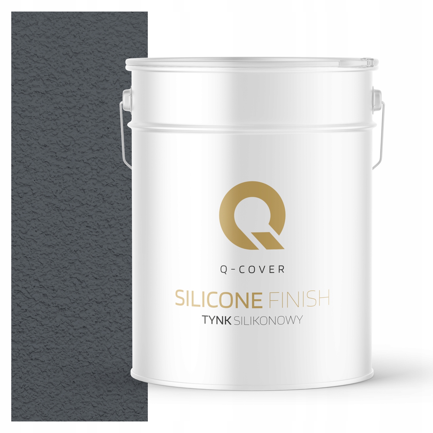 Silikónová Fasádna Omietka Šedá Grafitová 15KG Granulácia 1.5mm F256