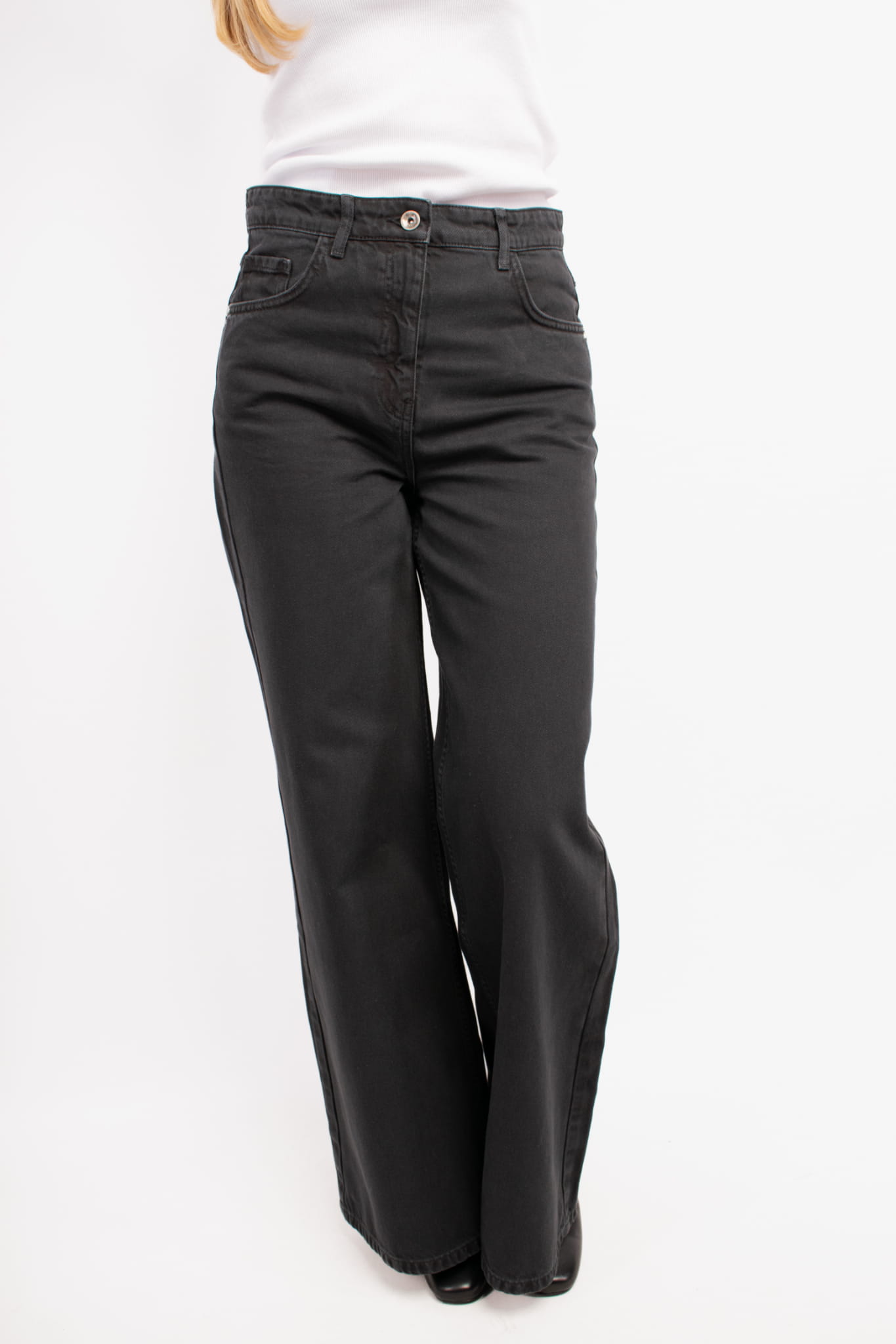 Dámské kalhoty Patrizia Pepe 2P1624 D090 šedé Pants: 25