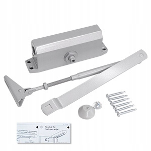 SAMOZAMYKACZ DRZWIOWY Z BLOKADĄ OTWARCIA ZAMYKACZ 25-45 kg Z RAMIENIEM Marka Handmet