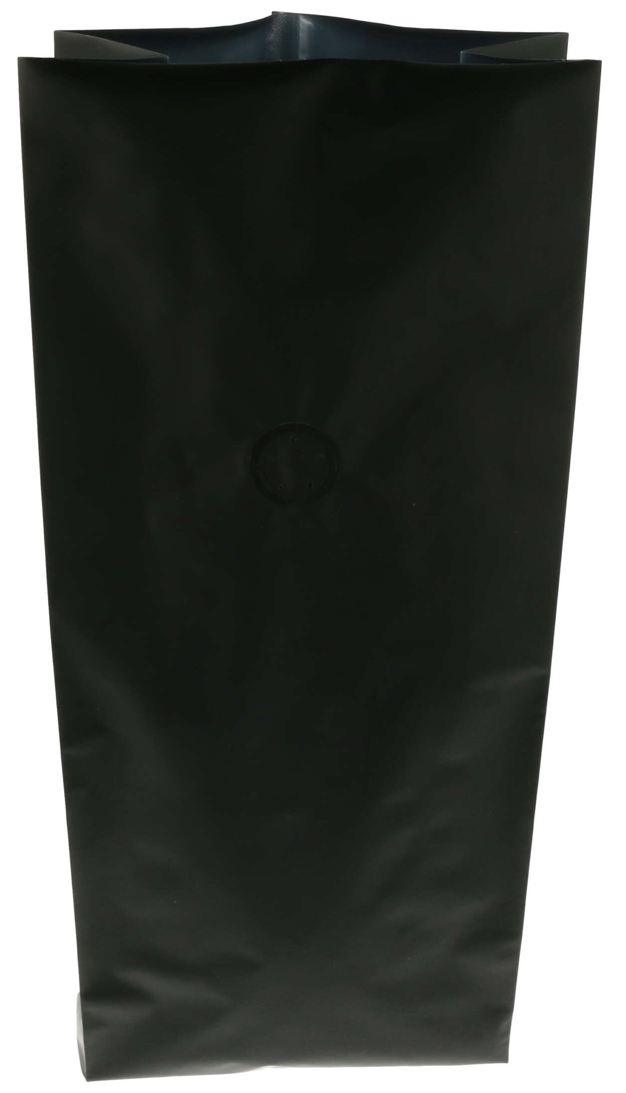 Torebka na kawę z wentylem 1000g Czarna 100 sztuk