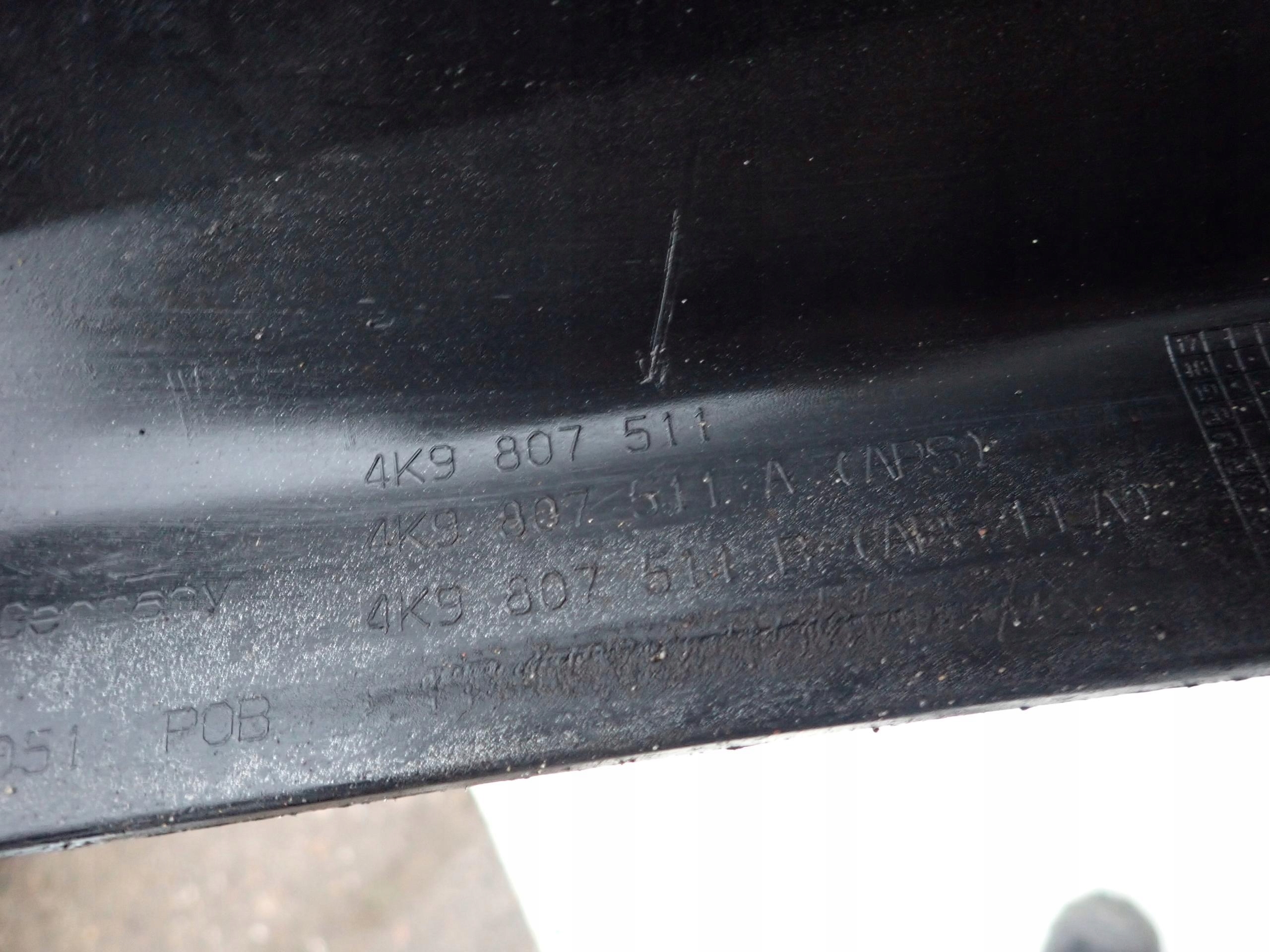 AUDI A6 C8 4K KOMBI 18-> bumper rear part rear 6PDC
