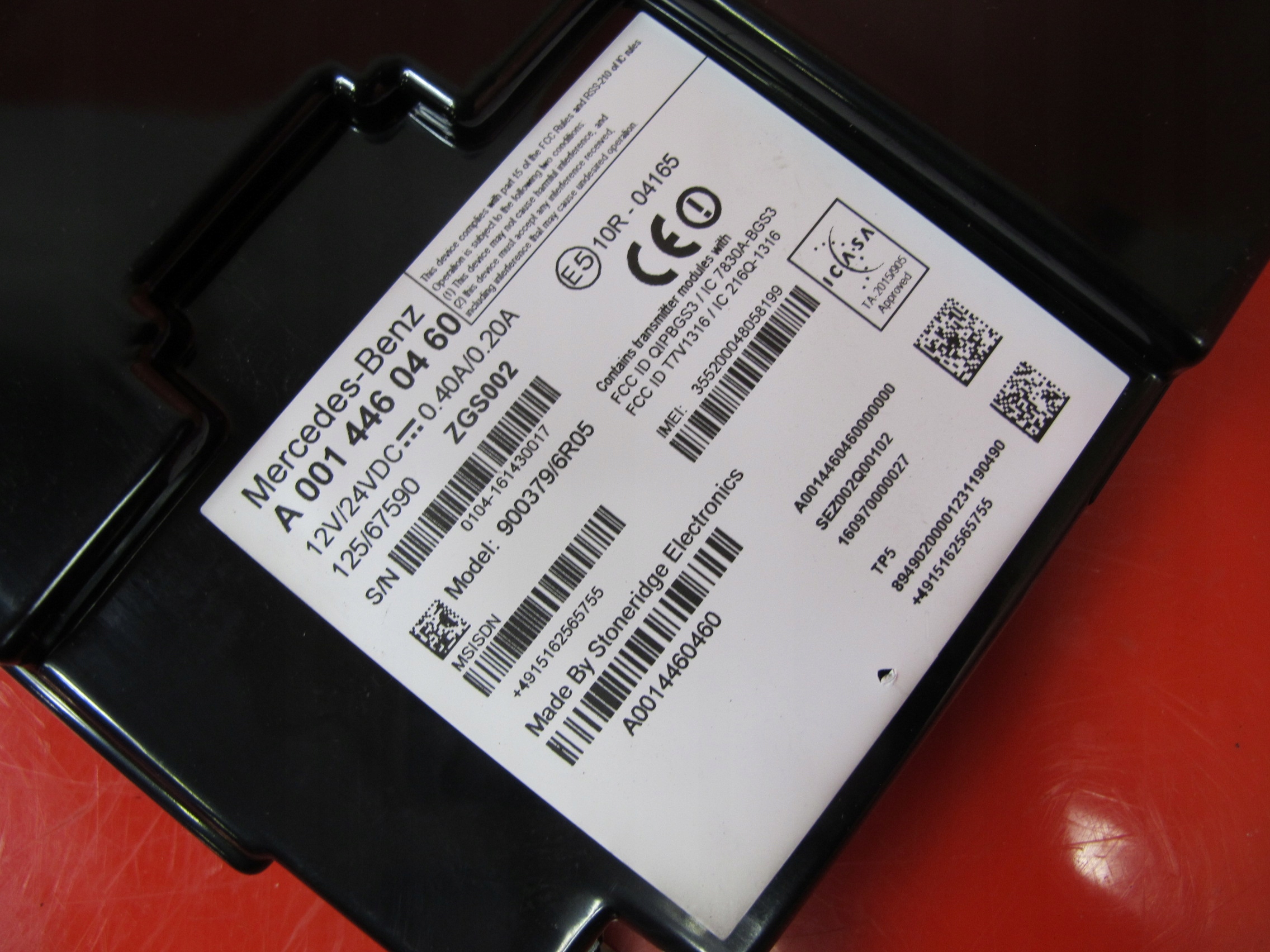 MB ACTROS MP4 control unit computer A0014460460