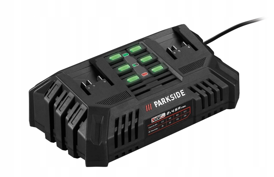 Podwójna ładowarka do akumulatorów 20 V Pdslg 20 B1