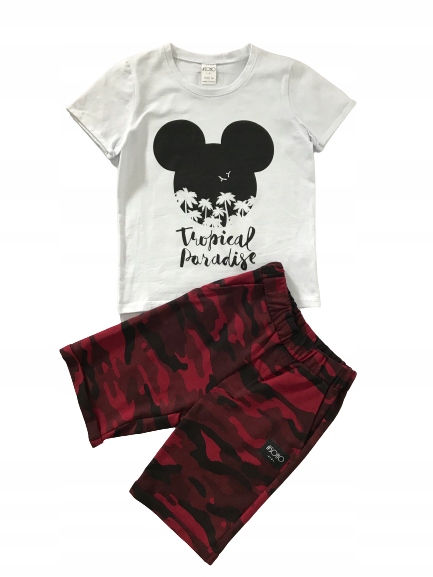 

Komplet chłopięcy koszulka szorty t-shirt 134 140