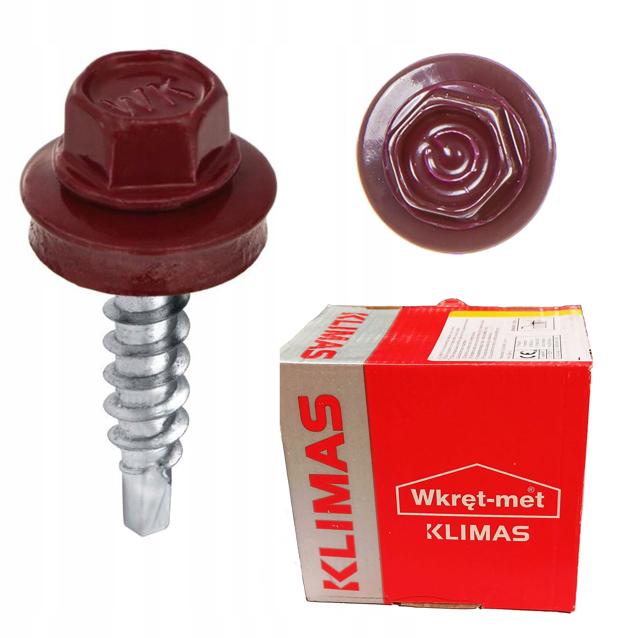 

Wkręty Farmerskie 4,8x25mm Ral 3005 Farmery 250szt