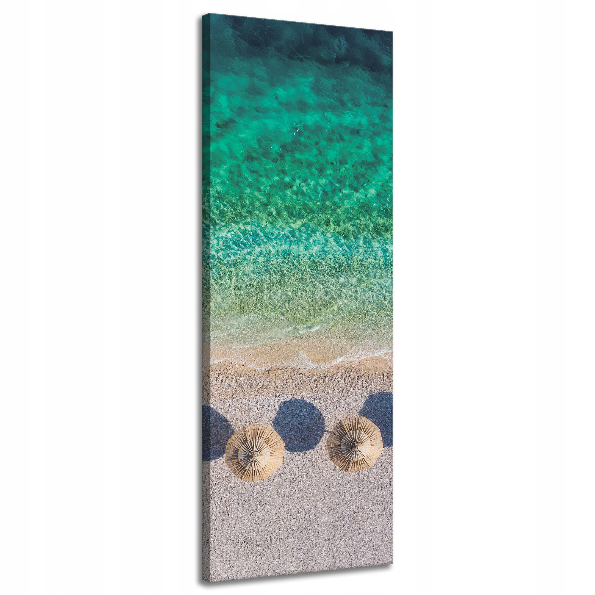 Obraz na plátně Pláž Odpočinek Dovolená Voda Vlny 40x120 cm