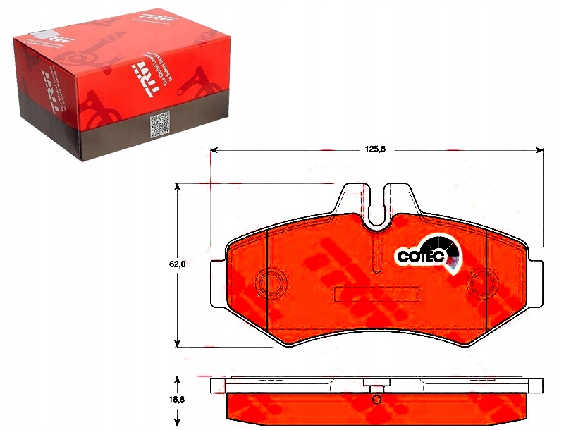 Brzdové Destičky Mercedes Zadní Sprinter Trw Asistent Kolize #34