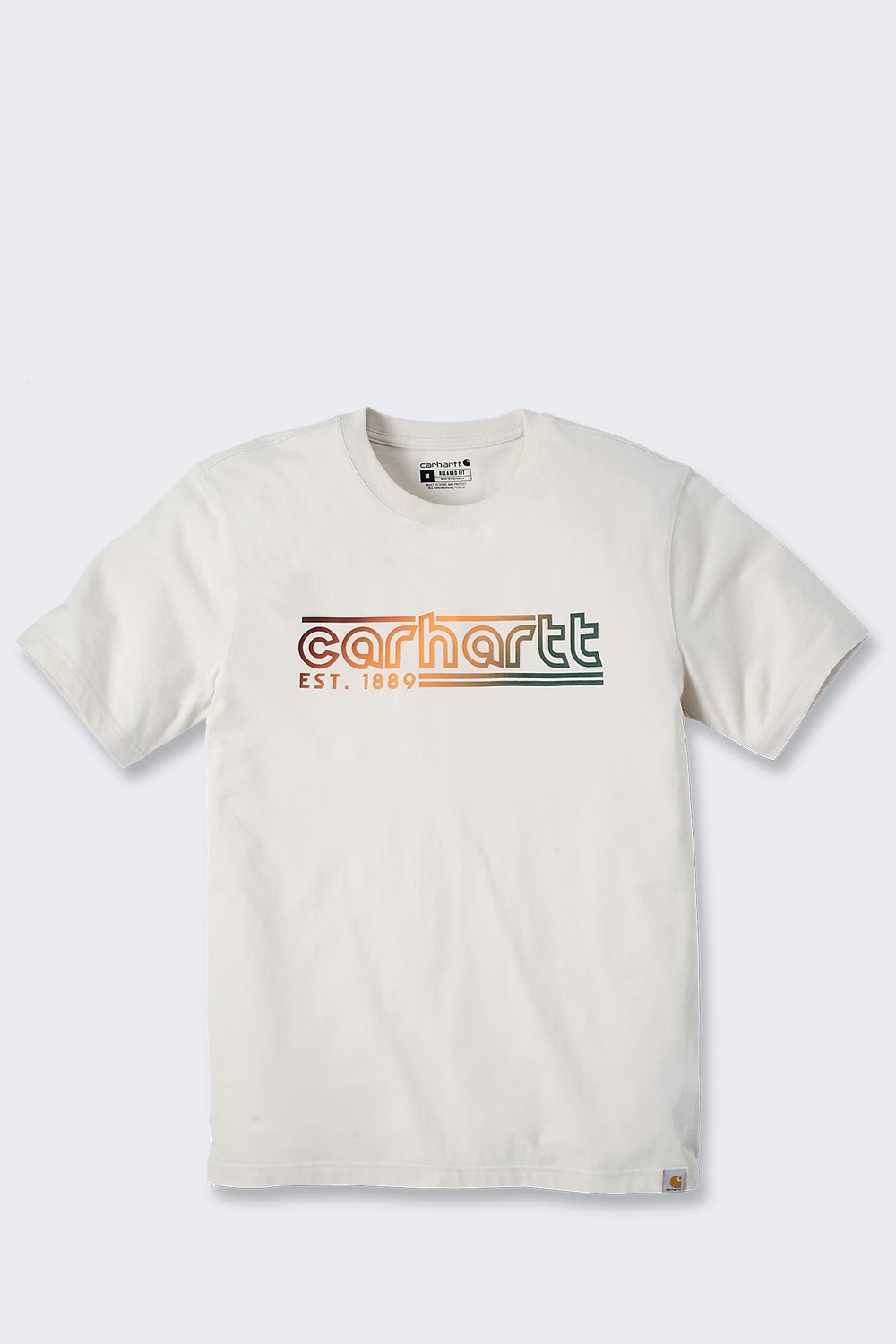 Tričko Carhartt Light Logo Graphic Oat Milk