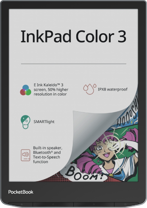 Czytnik ebook PocketBook InkPad Color 3 32 Gb 7,8 cali czarny