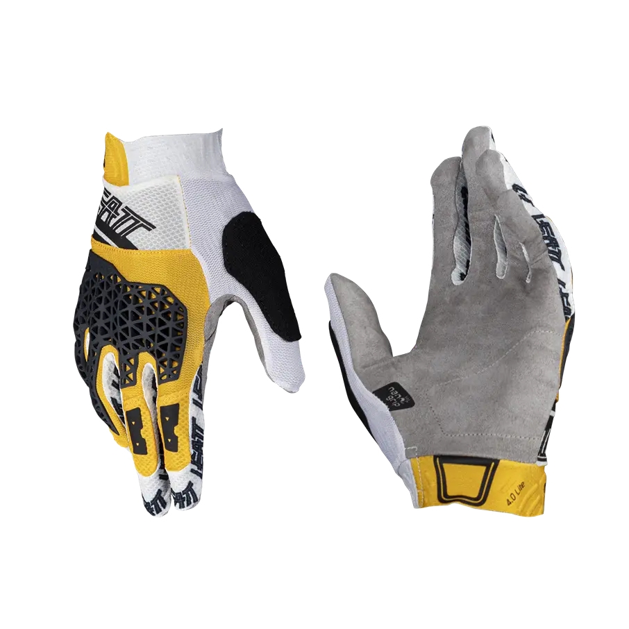 Leatt Rękawice Rowerowe Mtb 4.0 Lite Glove Gold Kolor Biały/złoty/czarn (s)