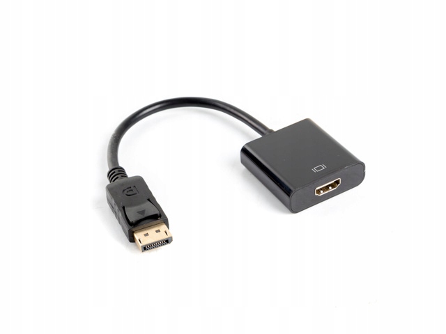 ADAPTER DISPLAYPORT(M) 1.2->HDMI(F) Full HD Zastosowanie Video