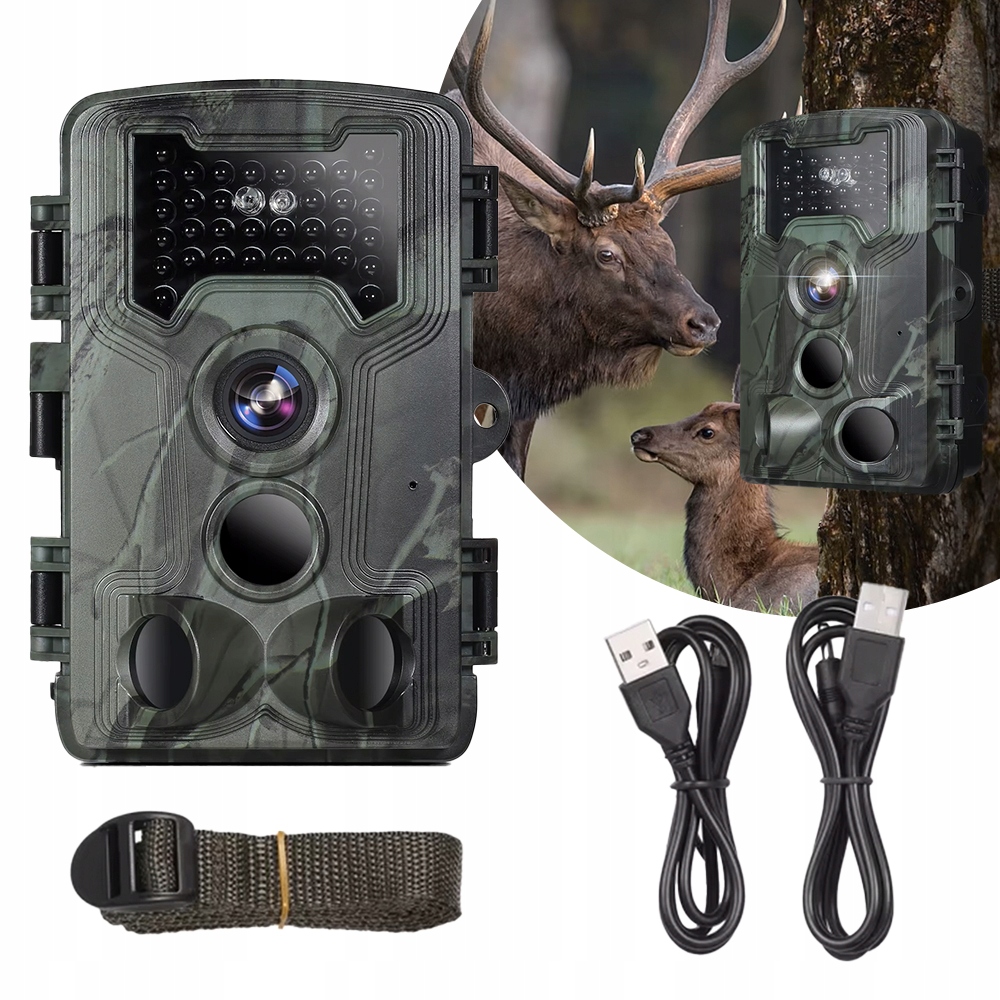 Lesní kamera Fotopast Lovecká senzor pohybu Ir Noční režim Monitorování