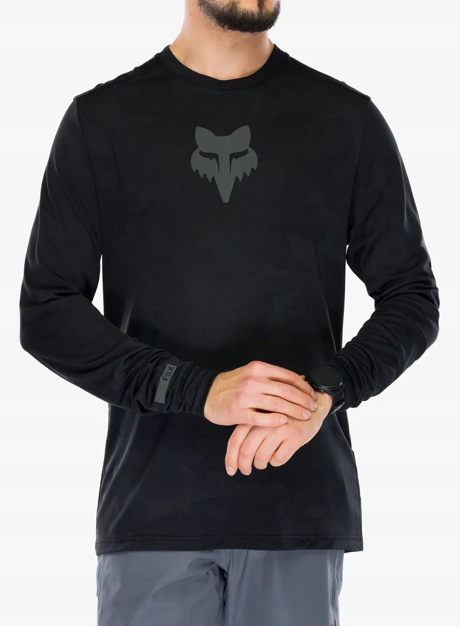 Mikina na kolo Fox Ranger Tru Dri Ls Jersey černá S