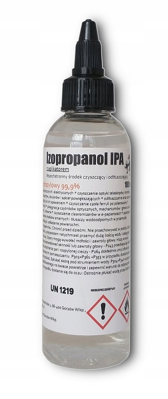 

Alkohol Izopropylowy Izopropanol Ipa 99,9% 100ML