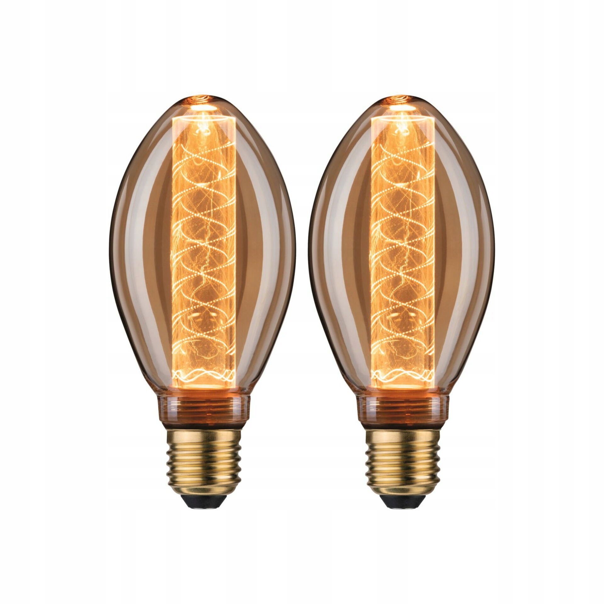 Paulmann Inner Glow Edition Led žárovka E27 2x4W 1800K zlatá spirála sada