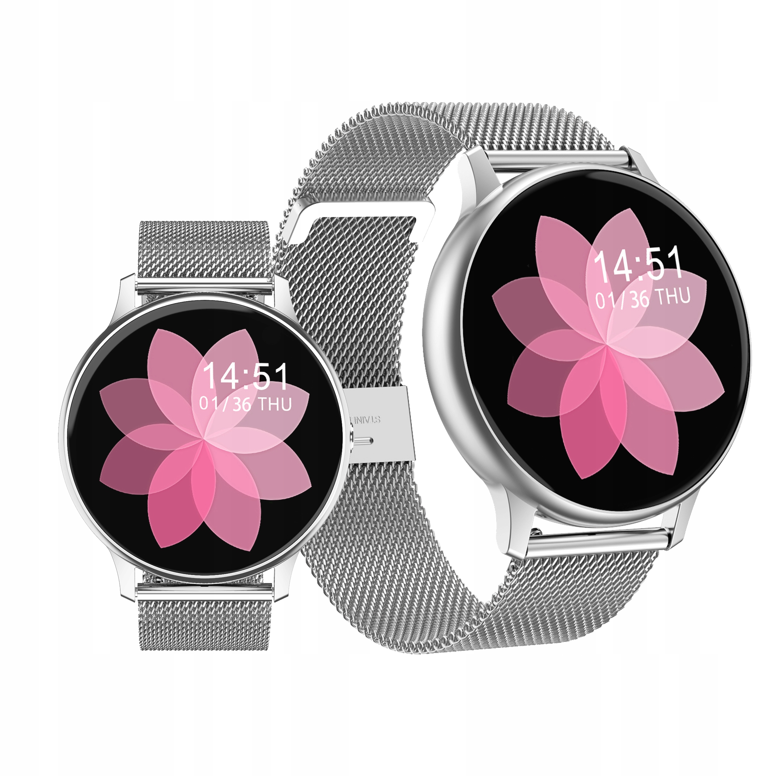 

Smartwatch damski DT88 Pro Ips Design kroki puls