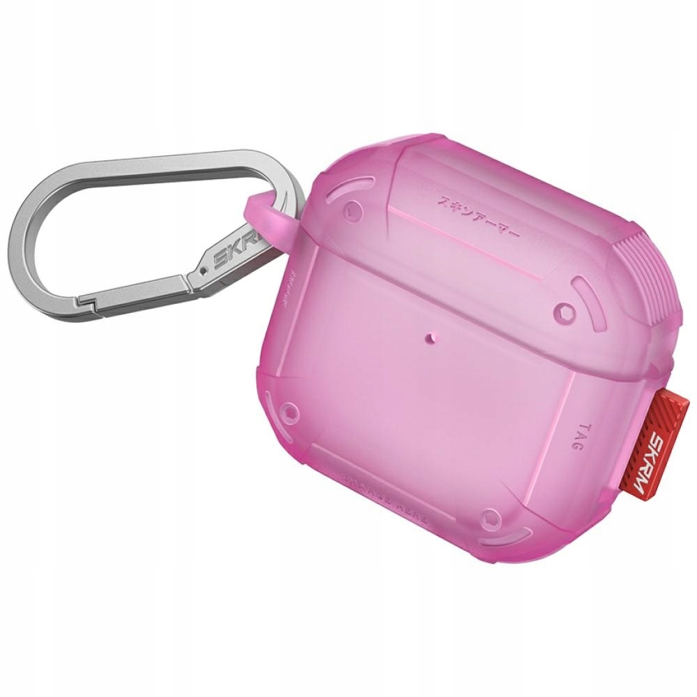 Pouzdro Skinarma Mecha Ce pro AirPods 4 fuchsiové