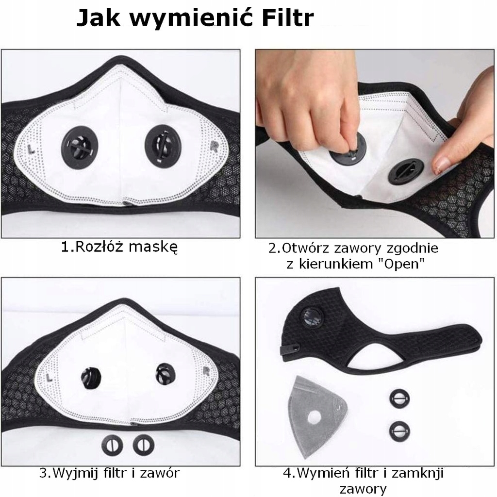 Maska ażurowa ultralekka !! ŚWIADECTWO JAKOŚCI -M- Model inny