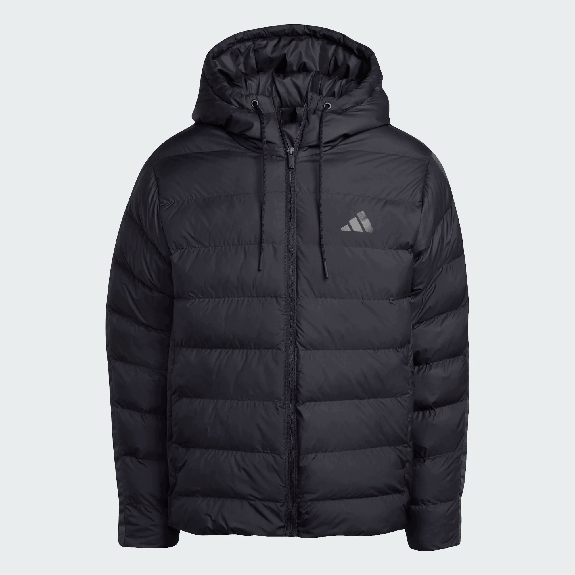 Zimní Bunda Adidas S Kapucí Sportovní pánská zateplená černá KE8328 velikost XL