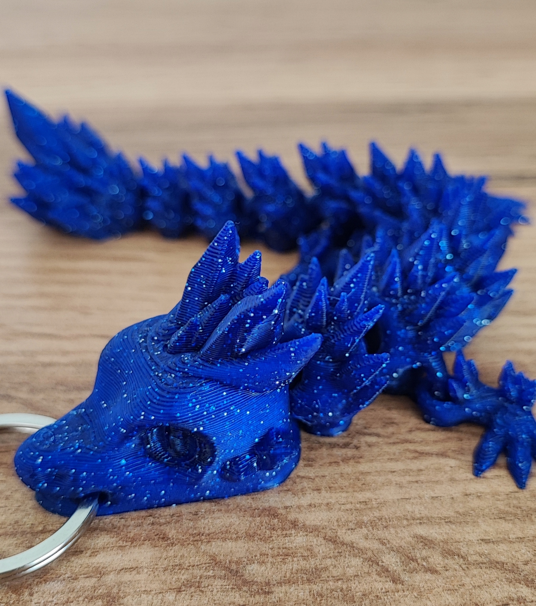 Keyspinner Keyrambit+SMOK BABY CRYSTAL DRAGON TikTok - GALAXY BROKATOWY Marka bez marki