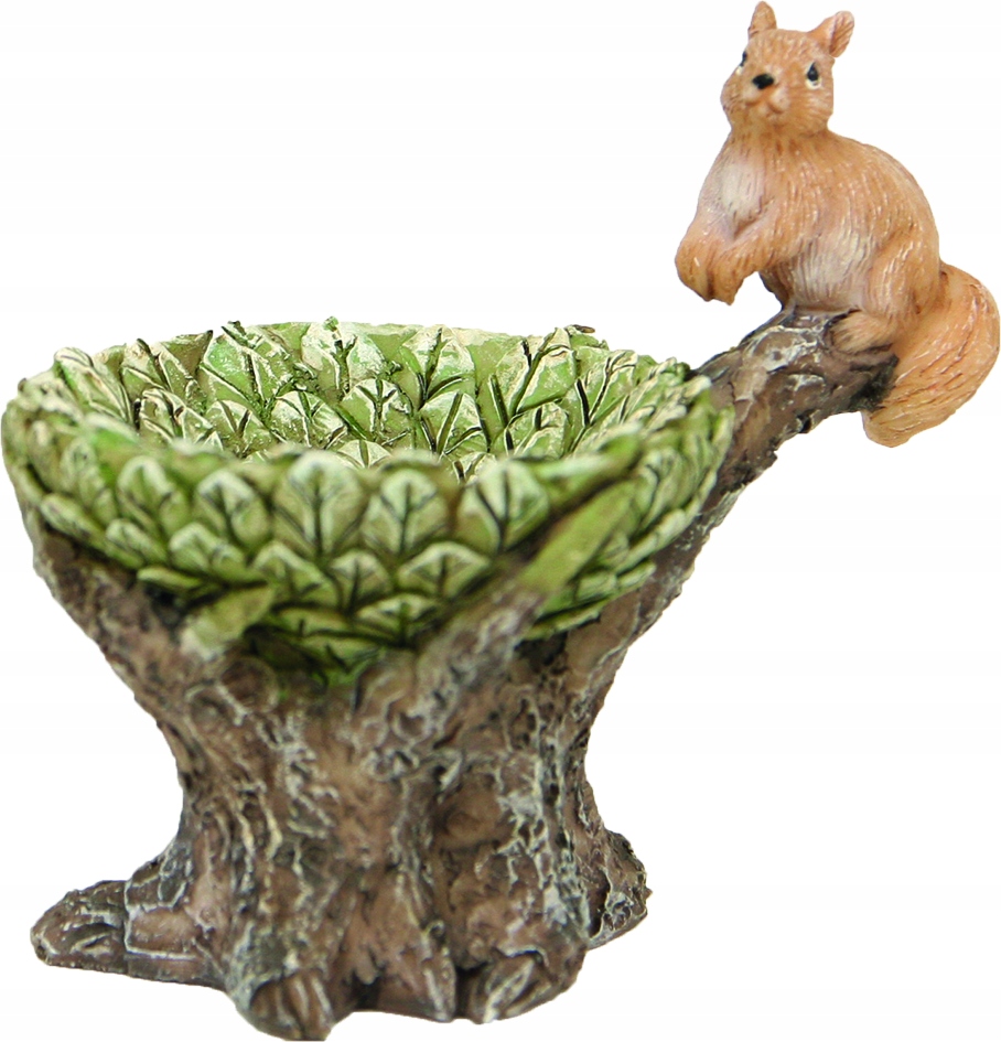 

Mini Ogród- Wiewiórka na pień drzewa- 5,8cm wysoka