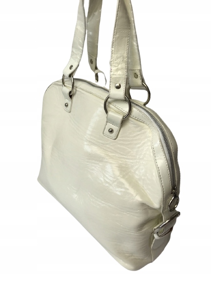 Torebka damska ecru klasyczna do ręki Płeć kobieta