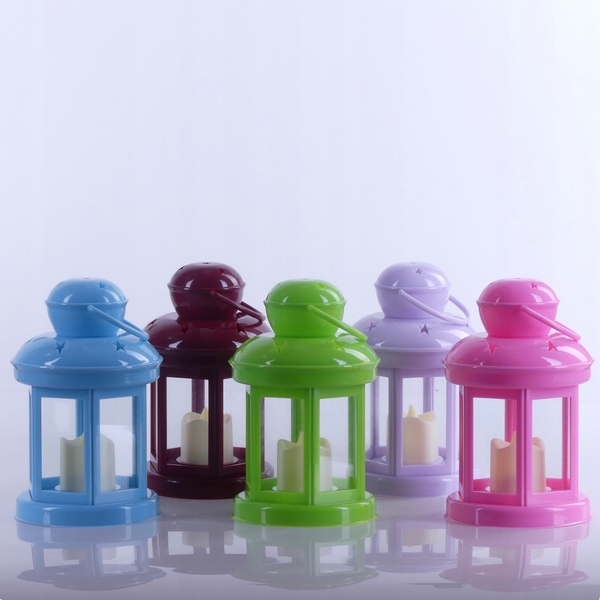 LAMPION ADWENT RORATNI KOLOROWY ŚWIATEŁKO NA RORATY (LED A125)