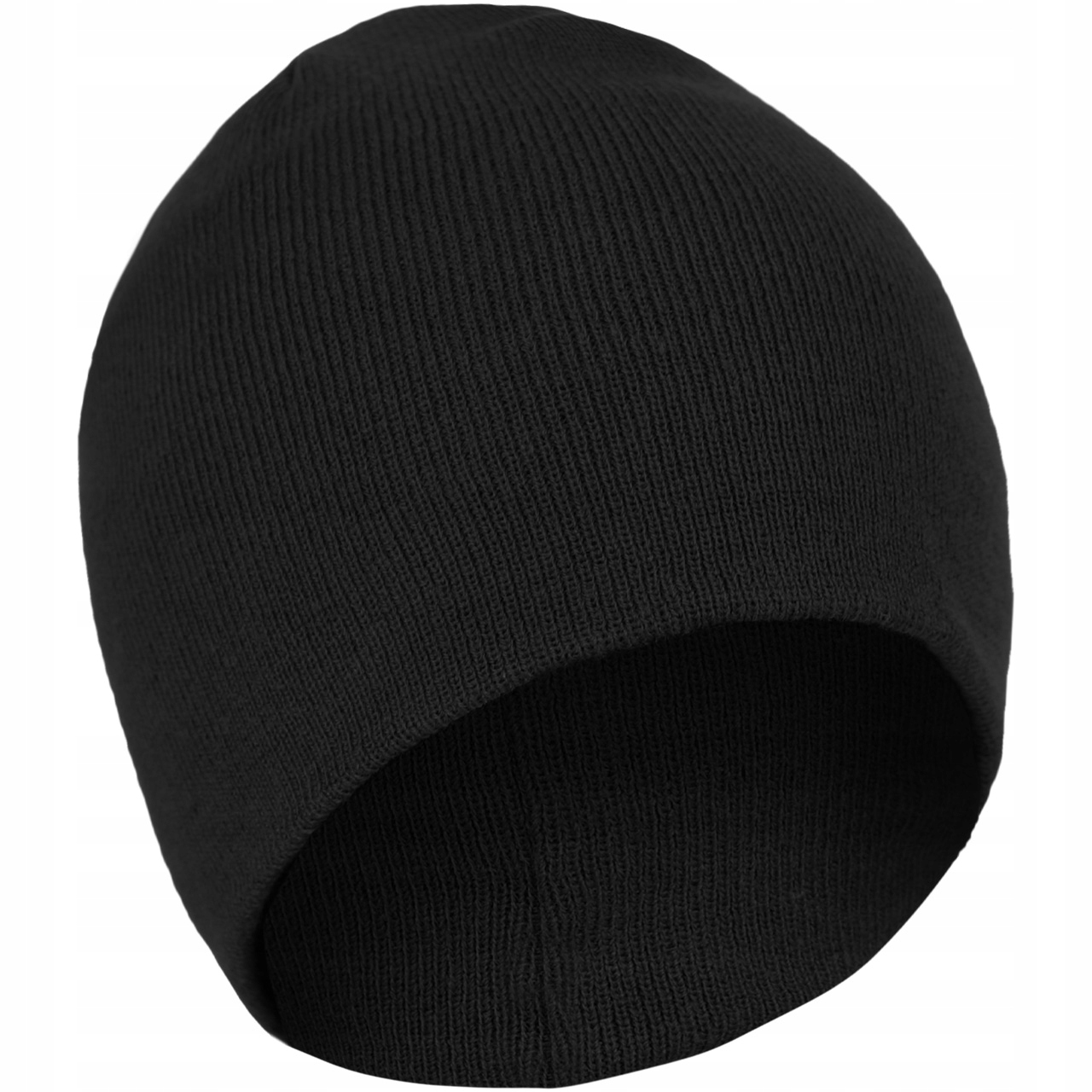 Czapka Zimowa Męska Mil-tec Watch Cap Beanie Dwuwarstwowa Na Co Dzień Black