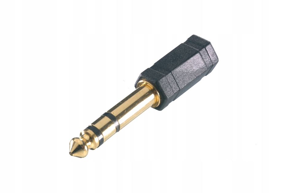 

Adapter Jack 6,3mm / Jack 3,5mm Gold Vivanco W-wa