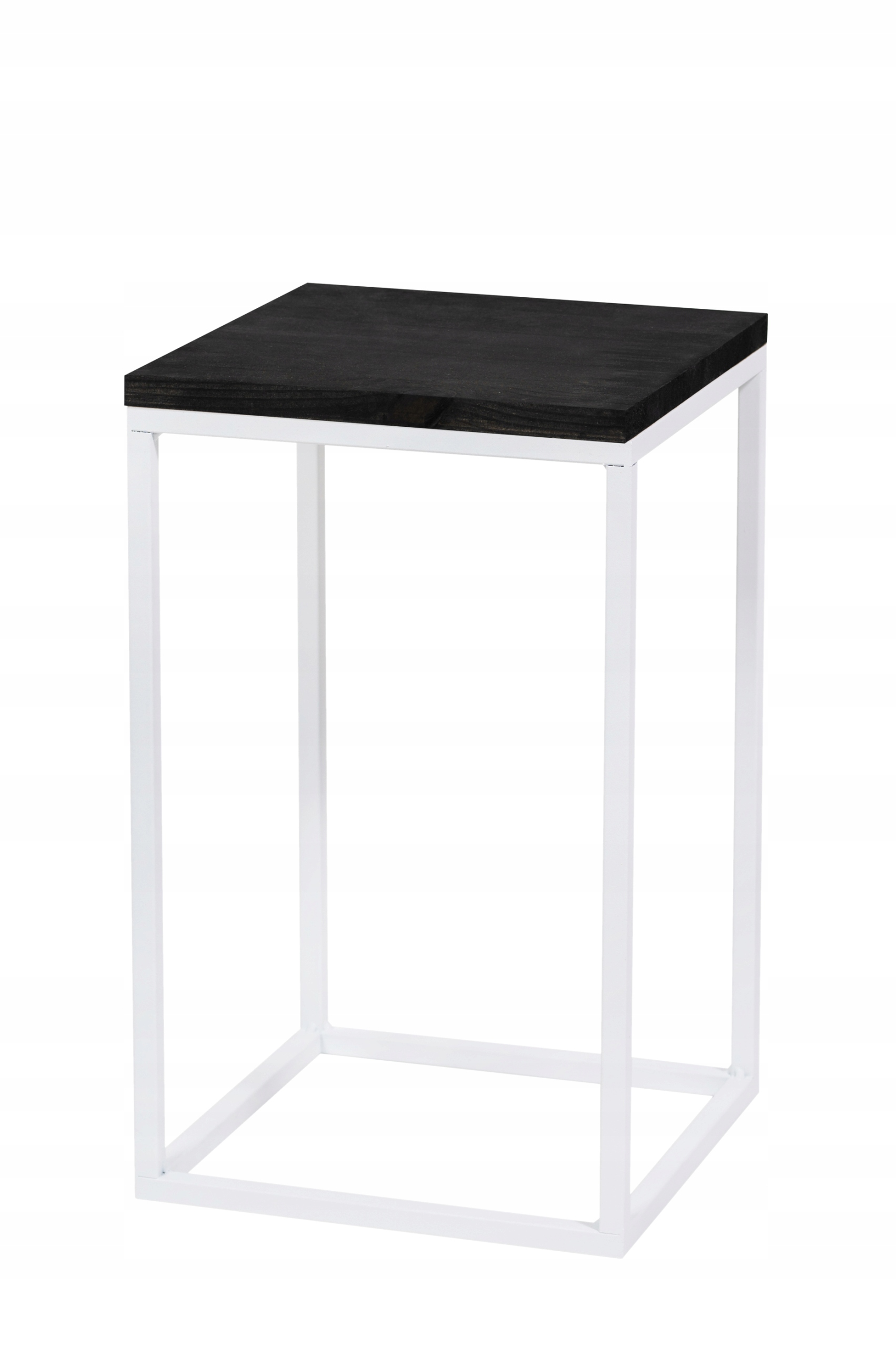 Držák Na Květináč Kovový Stojan Na Květiny Bílý 40 CM Loft Polský Výrobek