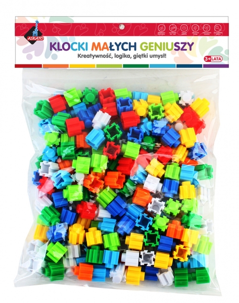 

Klocki małych geniuszy Cegiełki, 128 elementów